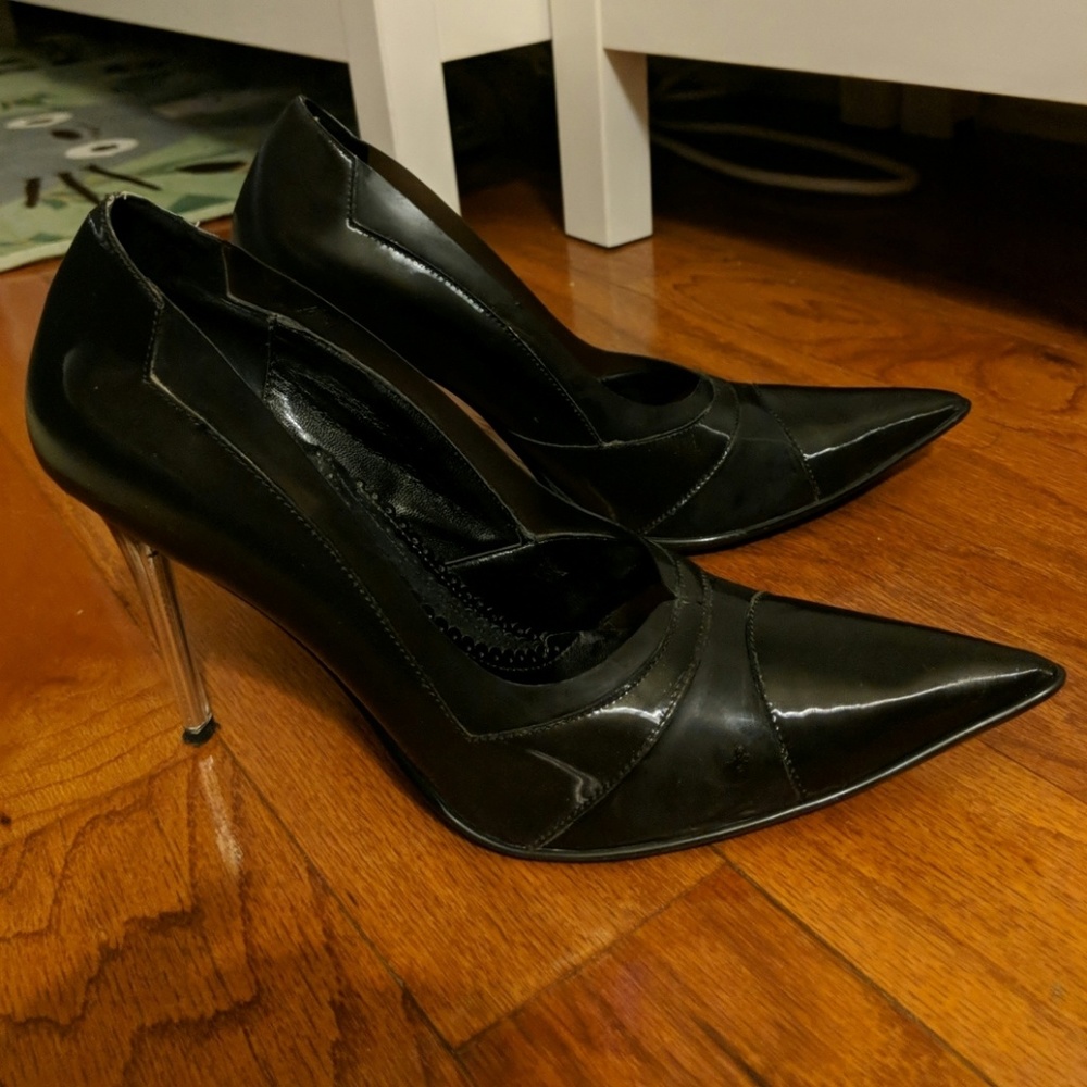 Steve Madden Black Pointy Stiletto Pumps Size 7